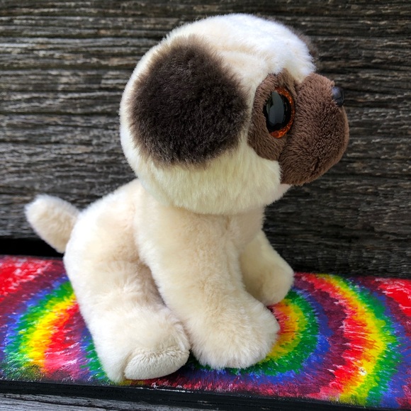 TY Beanie Babies Baby Rufus the Dog Pug stuffed animal toy plushie cute plush - Picture 4 of 11